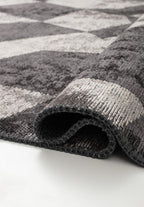 Flag Charcoal - Cream Rug