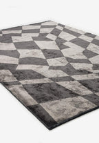 Flag Charcoal - Cream Rug