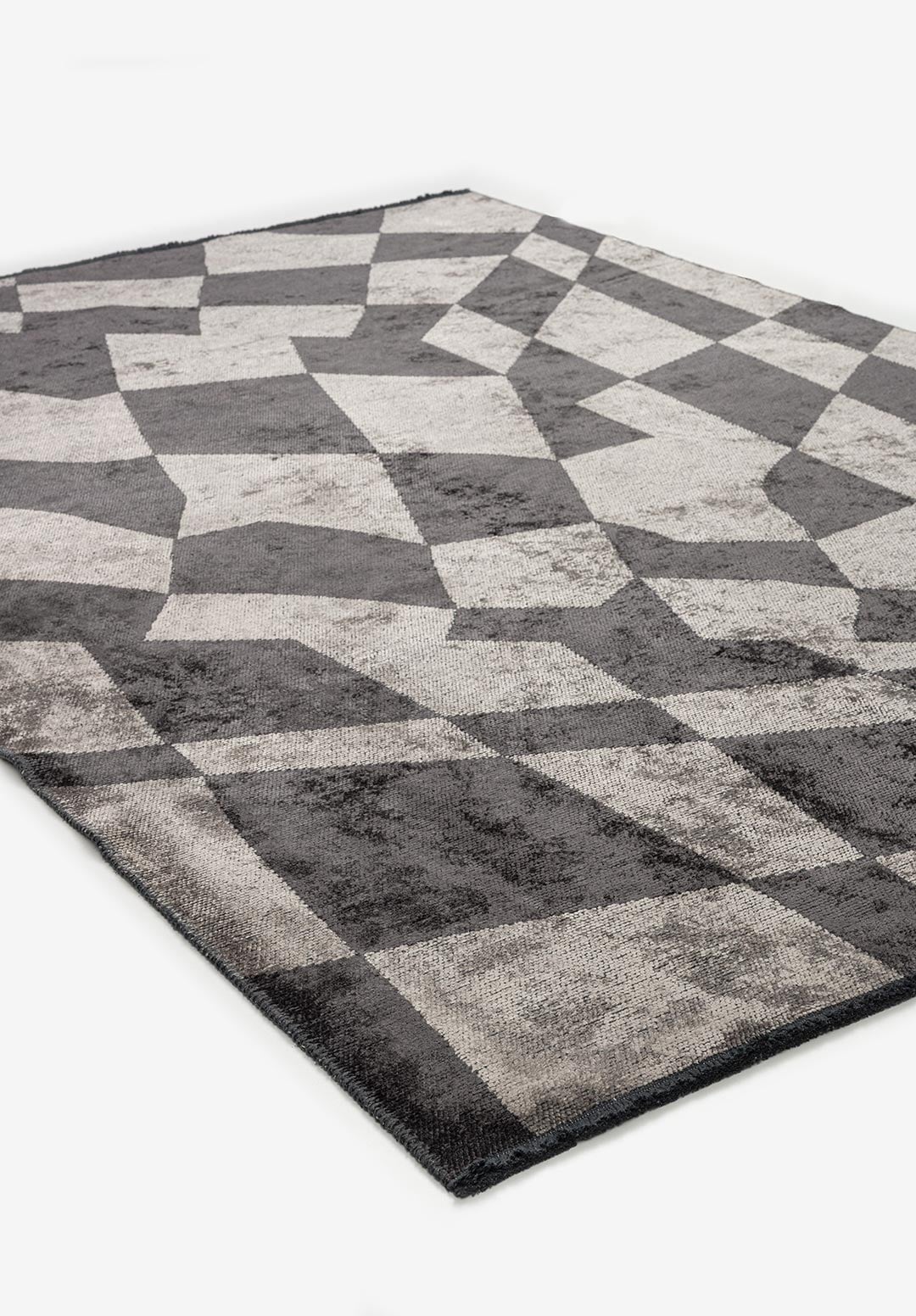 Flag Charcoal - Cream Rug