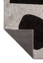 Rock Black - Bone Rug