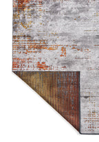 Space Light Grey - Rust Rug