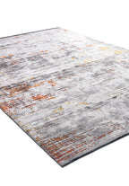 Space Light Grey - Rust Rug