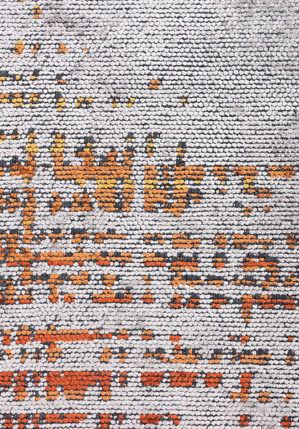 Space Light Grey - Rust Rug