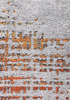 Space Light Grey - Rust Rug