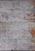 Space Light Grey - Rust Rug