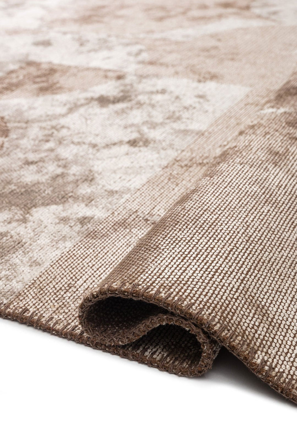 Circle Ecru - Coffee Rug