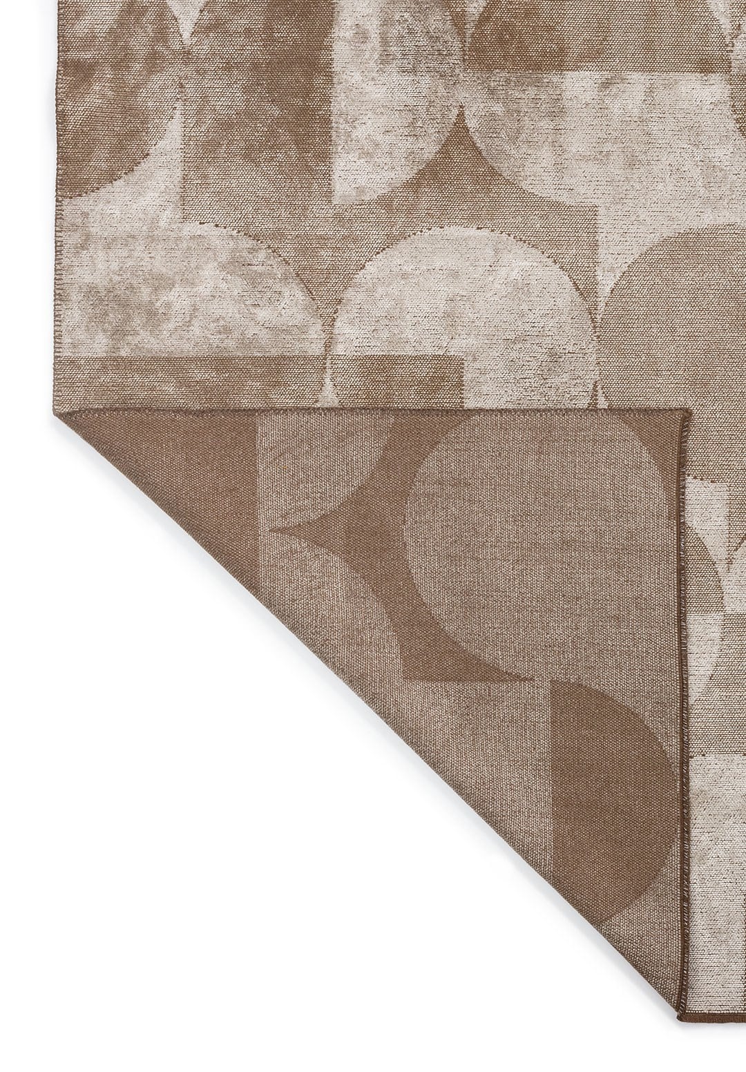 Circle Ecru - Coffee Rug