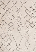 Ethnic Black - Ecru Rug