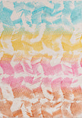 Tahiti Turquoise - Yellow Rug