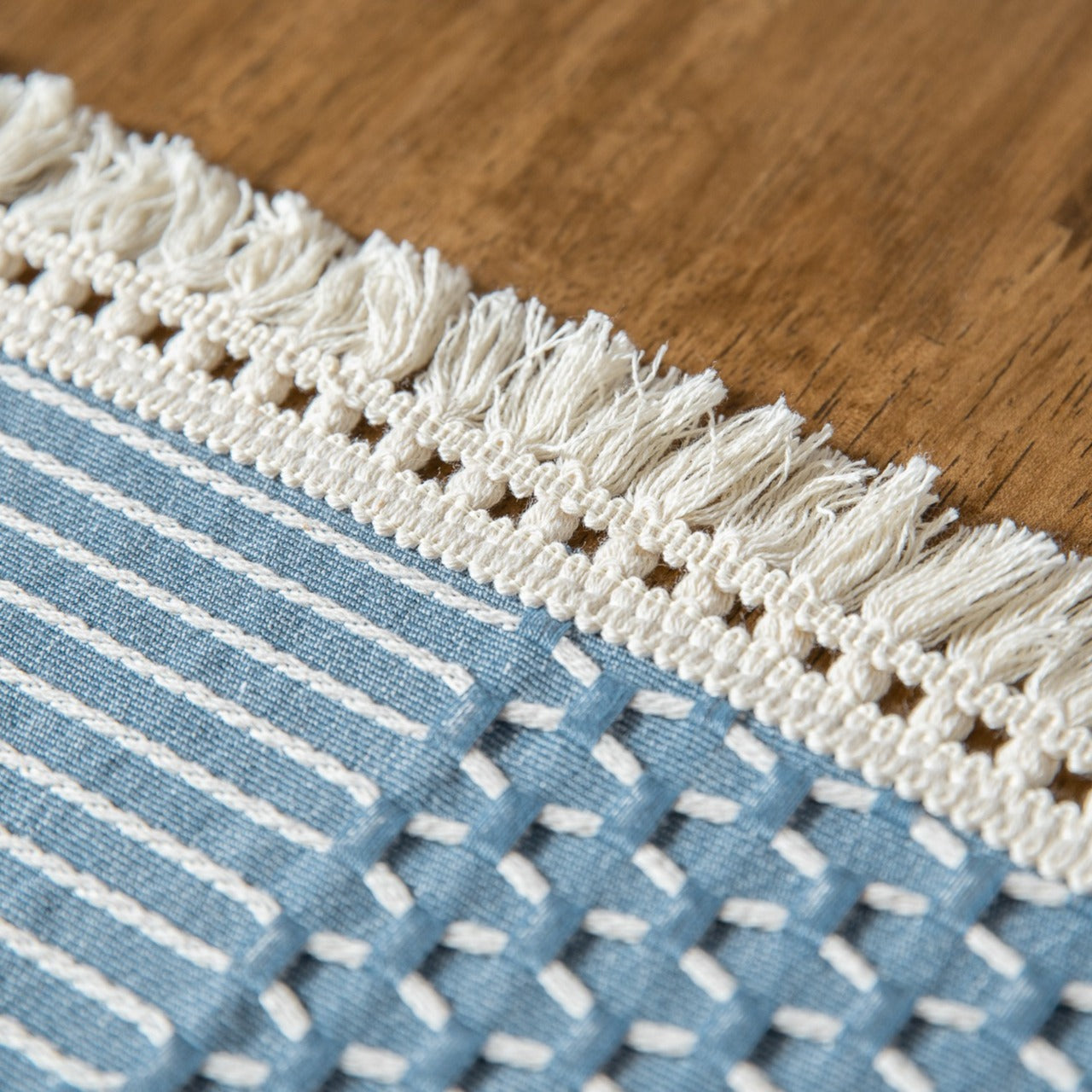 Vintage Geo Weave Tablecloth