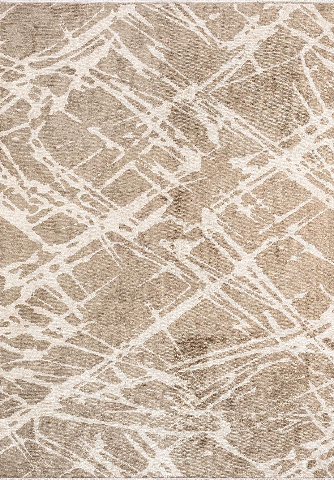 Drizzle Ecru - Nougat Rug