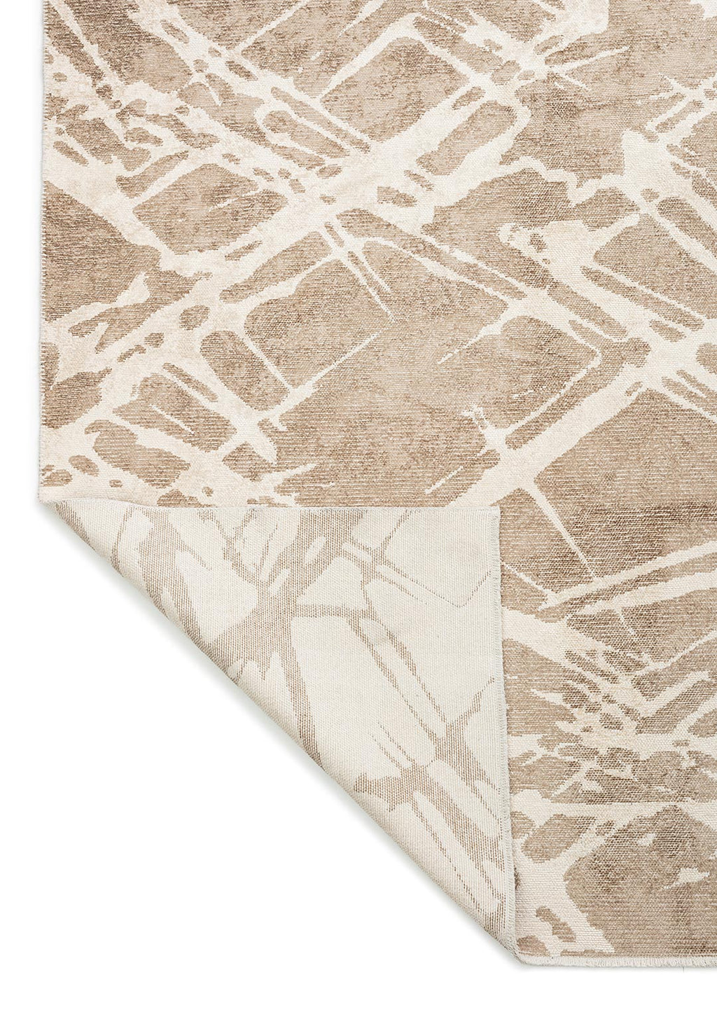 Drizzle Ecru - Nougat Rug