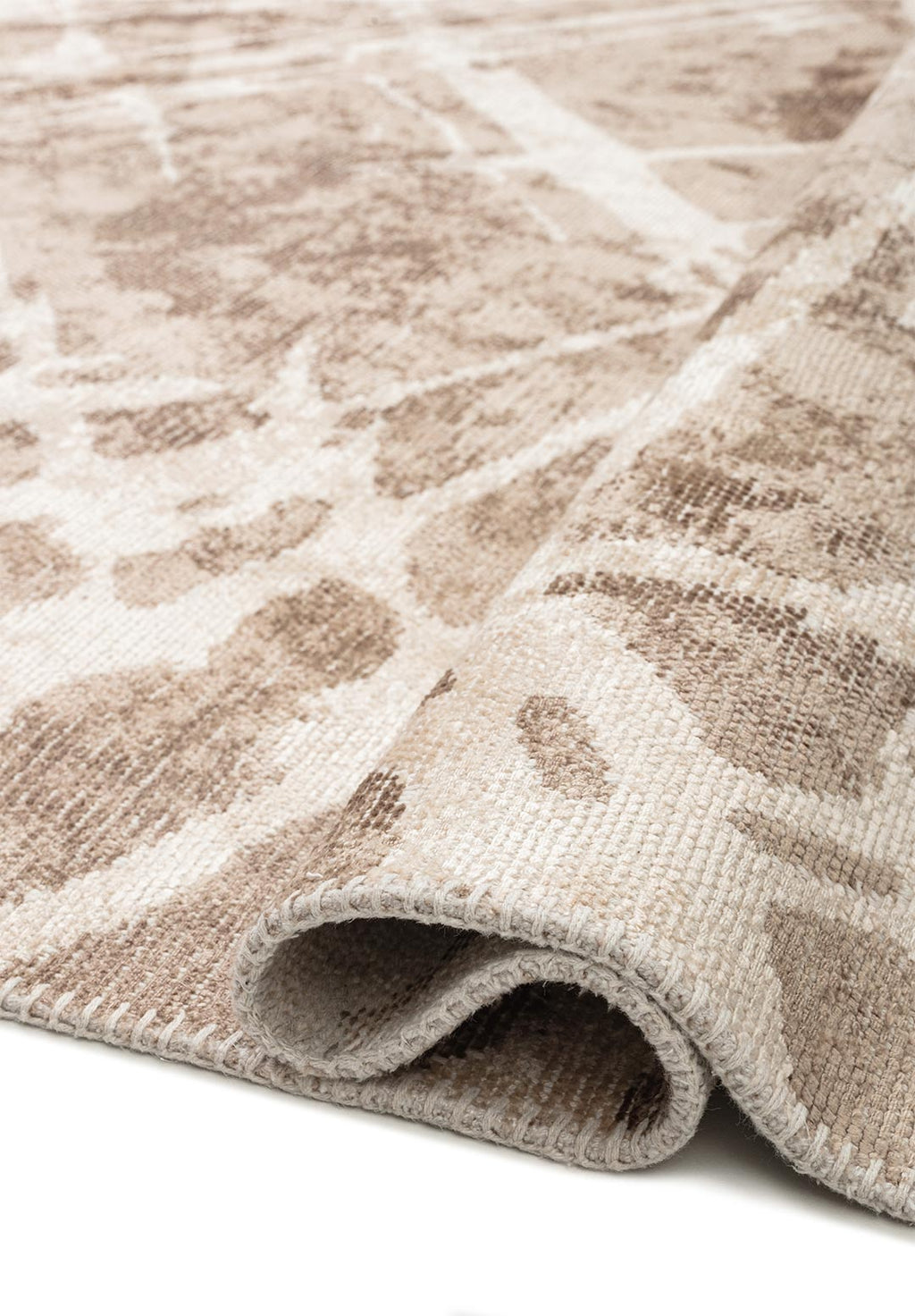 Drizzle Ecru - Nougat Rug