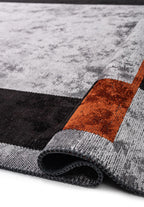 Tetris Black - Light Grey Rug