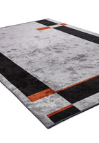 Tetris Black - Light Grey Rug