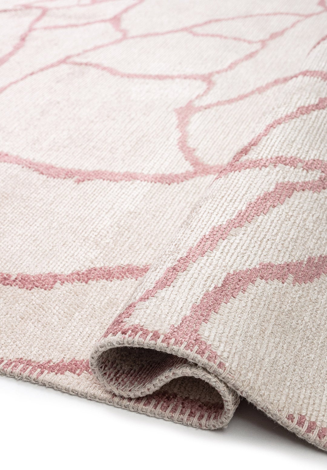 Dry Damson - Ecru Rug