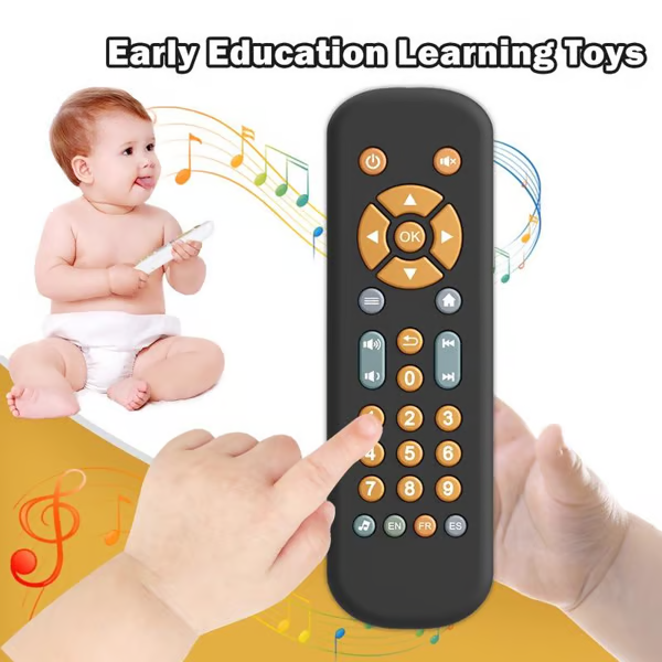 Baby Remote Control Toy - Interactive Educational Musical Toy for Toddlers