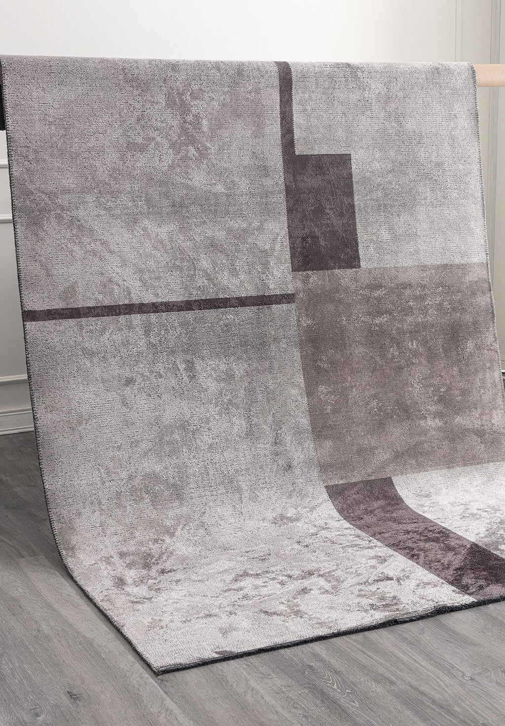Block Charcoal - Dark Grey Rug