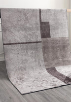 Block Charcoal - Dark Grey Rug