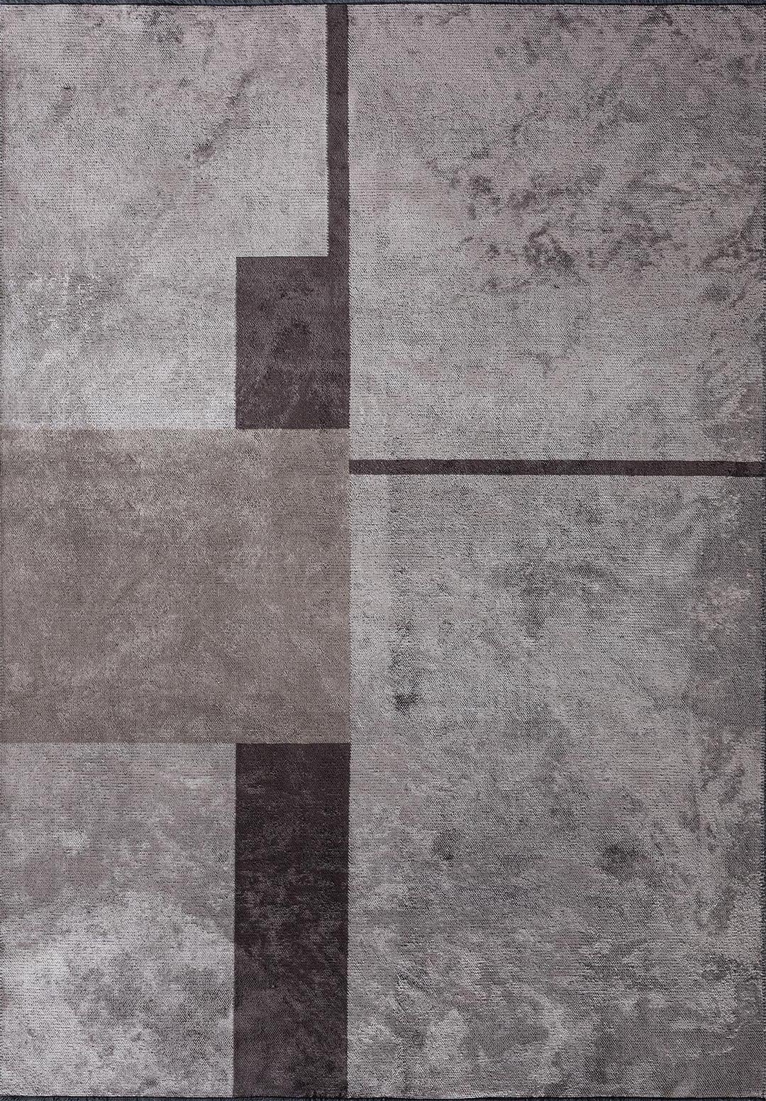 Block Charcoal - Dark Grey Rug