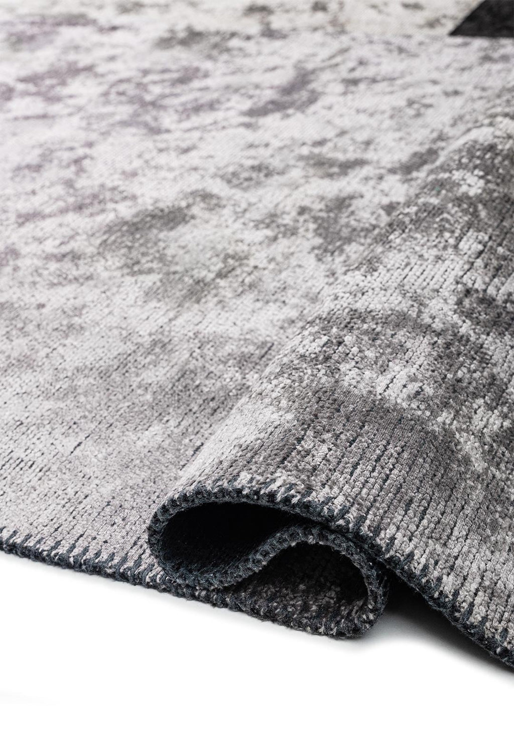 Block Black - Light Grey Rug