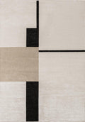 Block Black - Nougat Rug