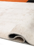 Block Black - Rust Rug