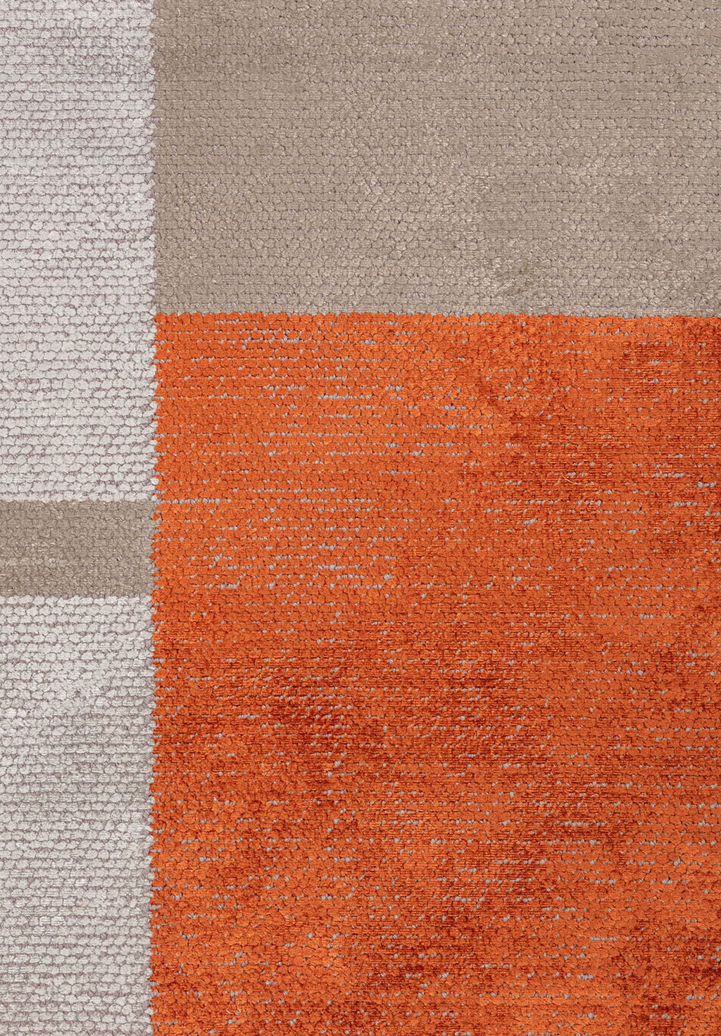Block Rust - Bone Rug