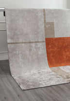 Block Rust - Bone Rug