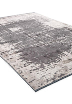 Fog Charcoal - Cream Rug