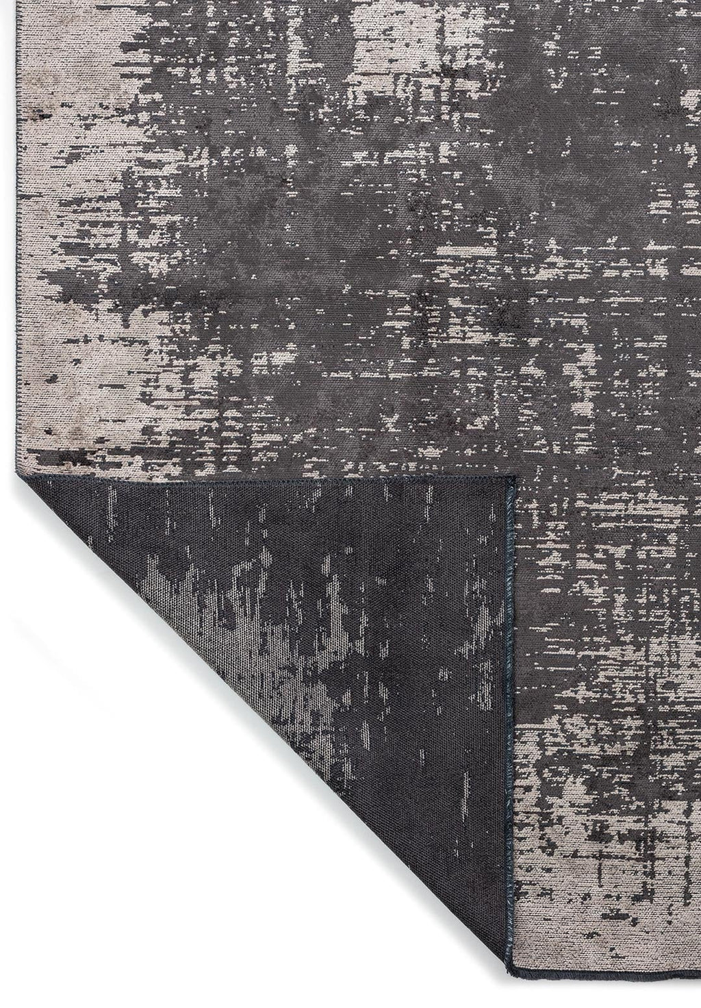 Fog Charcoal - Cream Rug