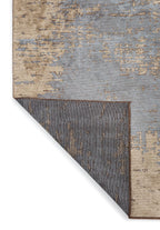 Fog Blue - Beige Rug