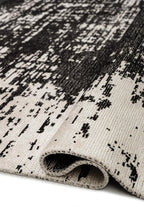 Fog Black - Ecru Rug