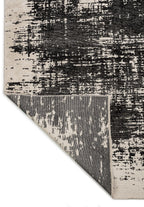 Fog Black - Ecru Rug
