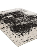Fog Black - Ecru Rug