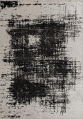 Fog Black - Ecru Rug