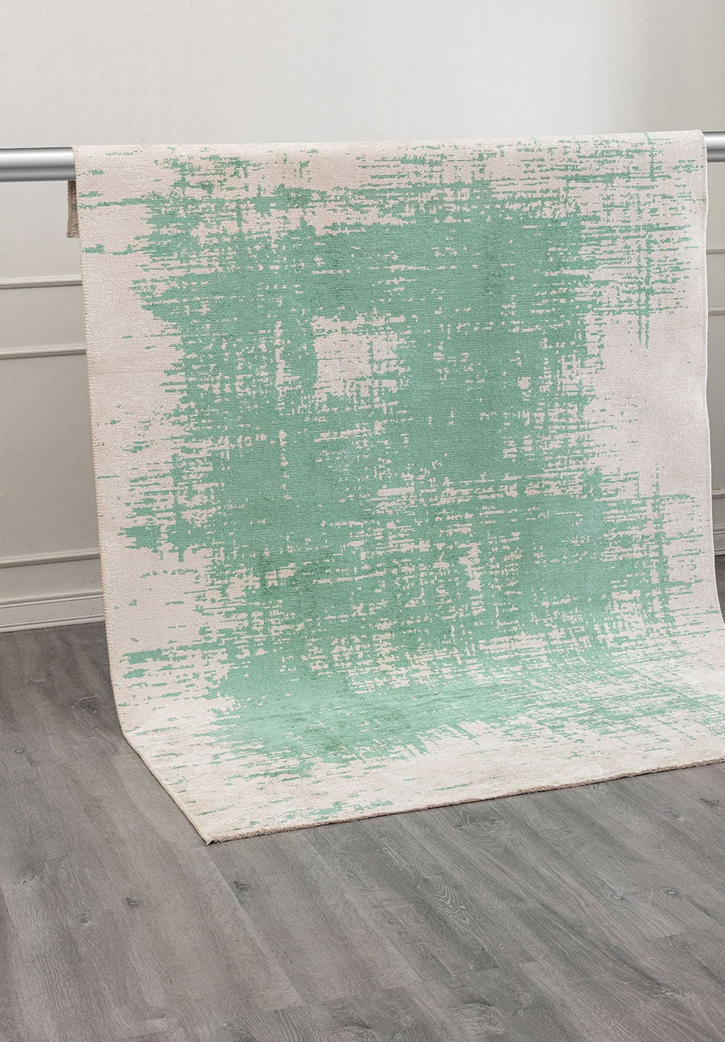 Fog River Green - Ecru Rug
