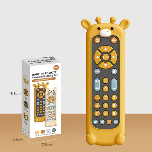 Baby Remote Control Toy - Interactive Educational Musical Toy for Toddlers