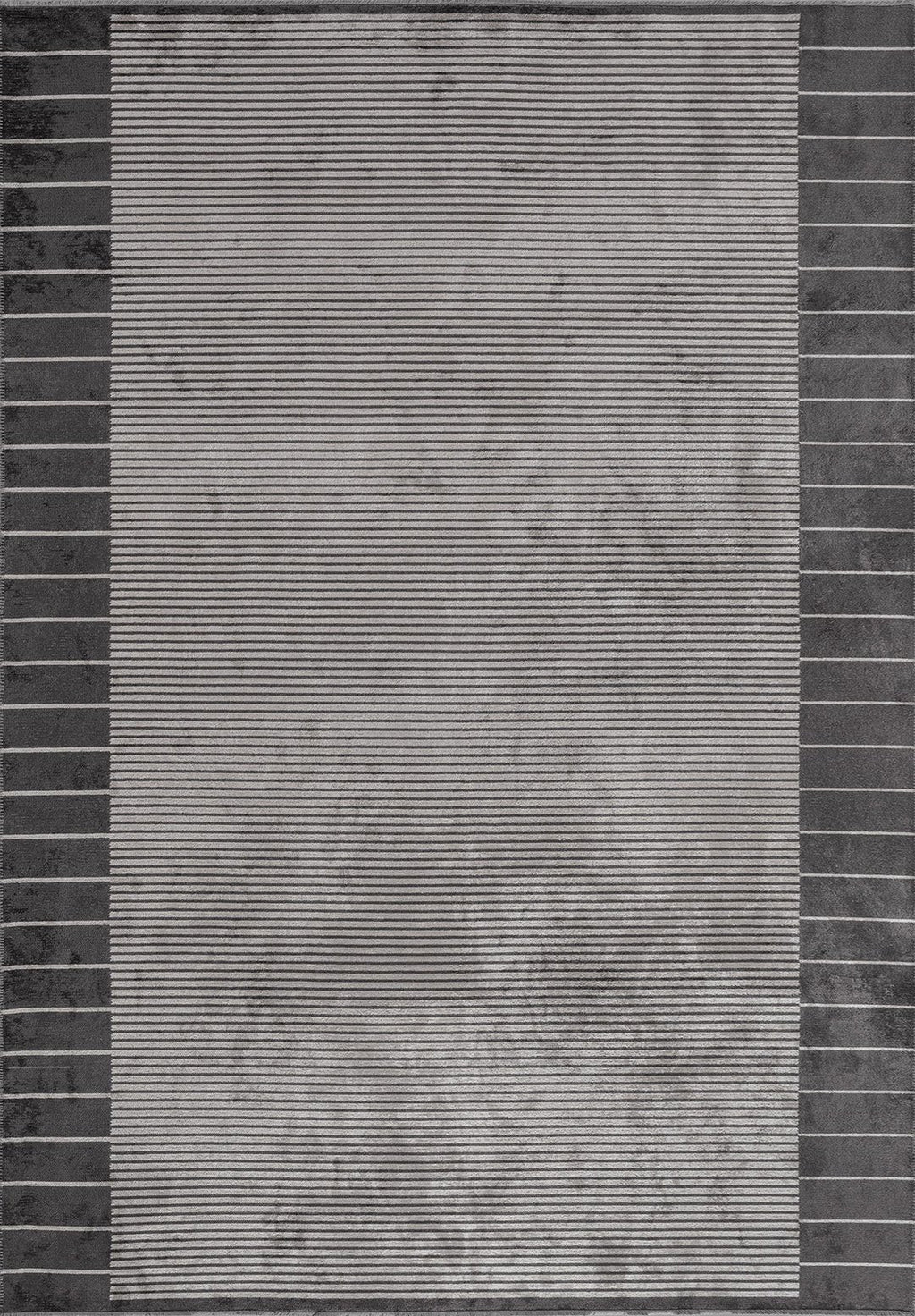 Stria Light Cream - Charcoal Rug