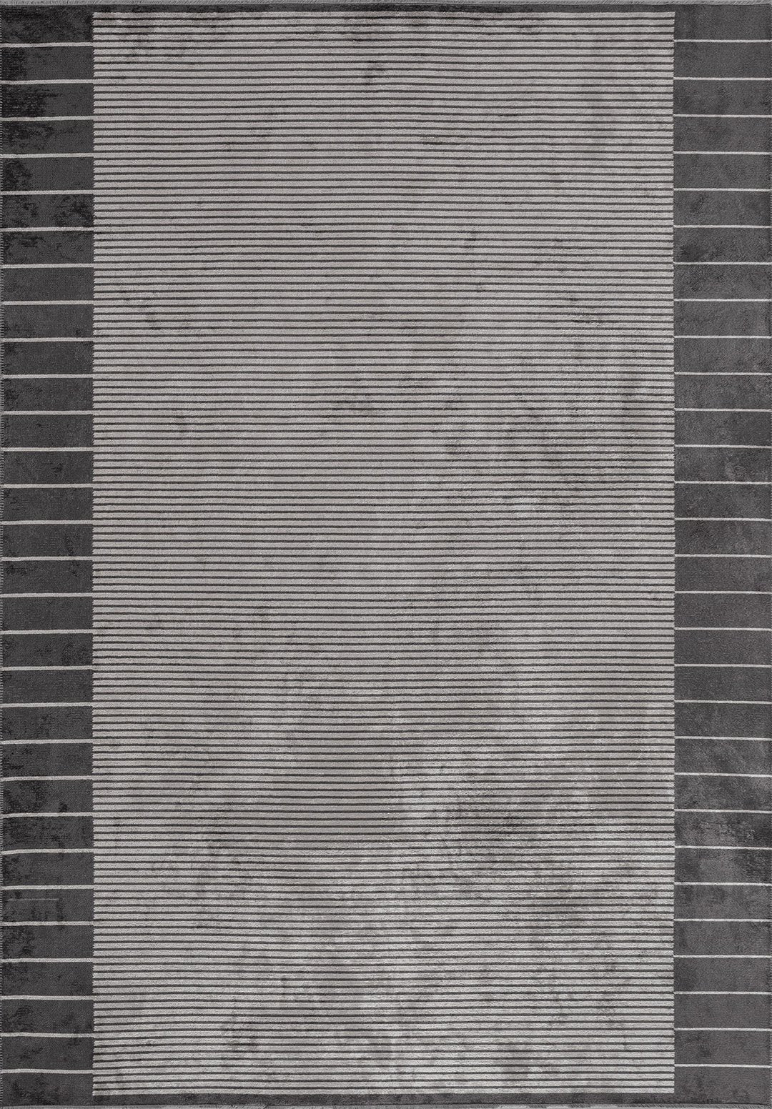 Stria Light Cream - Charcoal Rug