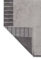 Stria Light Cream - Charcoal Rug