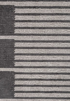 Stria Light Cream - Charcoal Rug