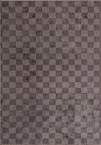 Checkers Charcoal Rug