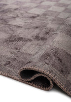 Checkers Charcoal Rug