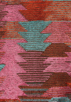 Clan Turquoise - Pink Rug