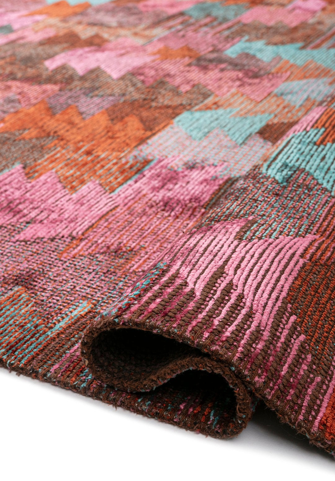 Clan Turquoise - Pink Rug