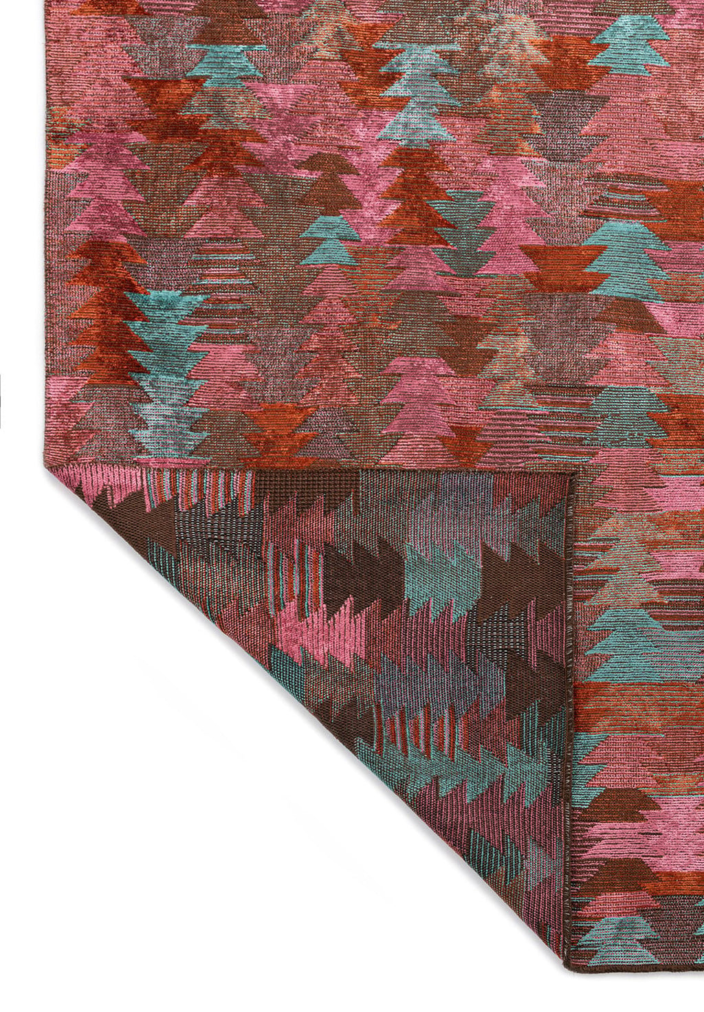 Clan Turquoise - Pink Rug