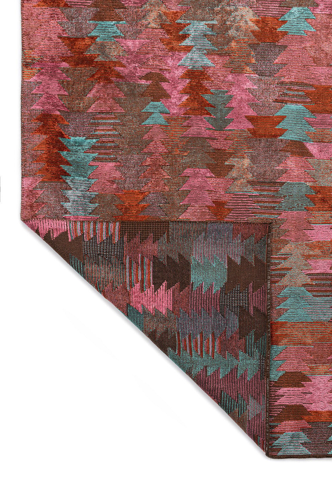 Clan Turquoise - Pink Rug