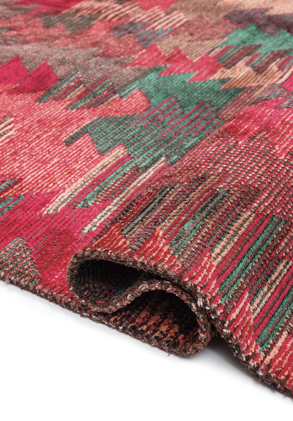 Clan Light Coral - Fuchsia Rug