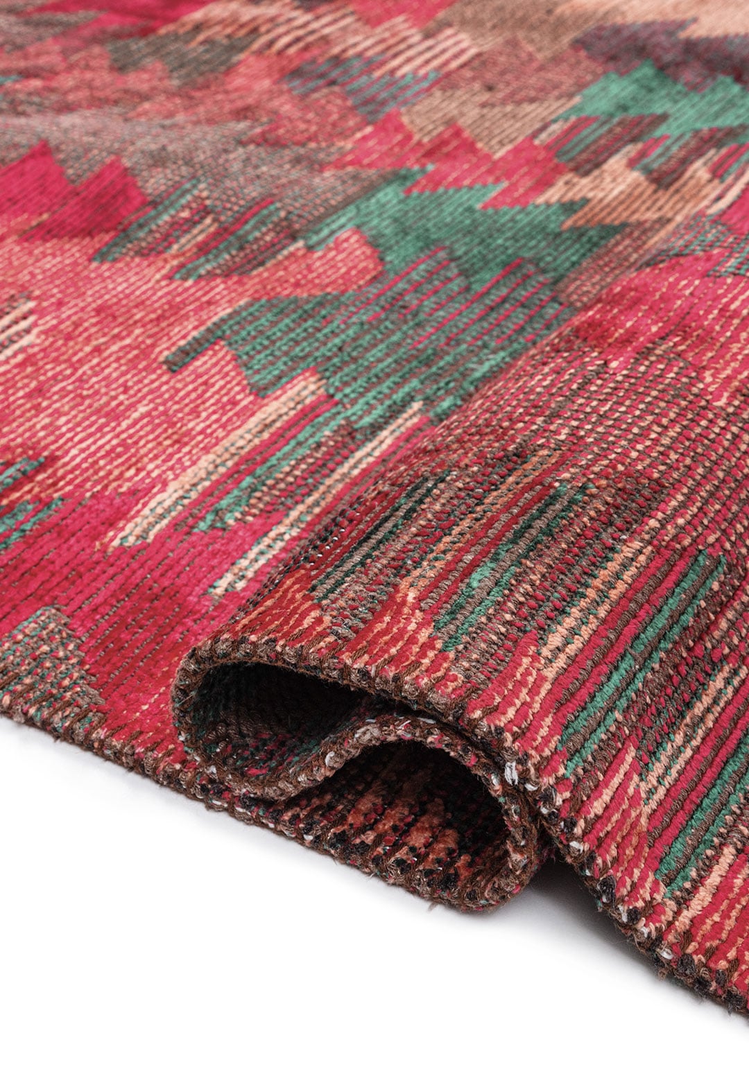 Clan Light Coral - Fuchsia Rug